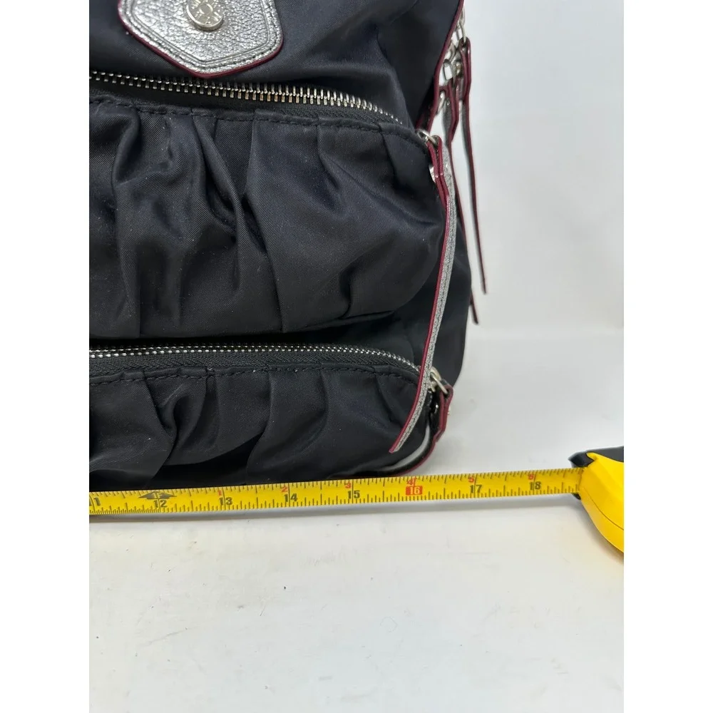 MZ Wallace Kate Shoulder Bag in Bedford Nylon Black